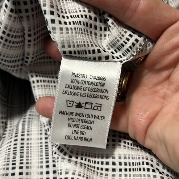 Men's Robert Graham Long Sleeve Button Down Dress Shirt Size XL - Picture 8 of 9